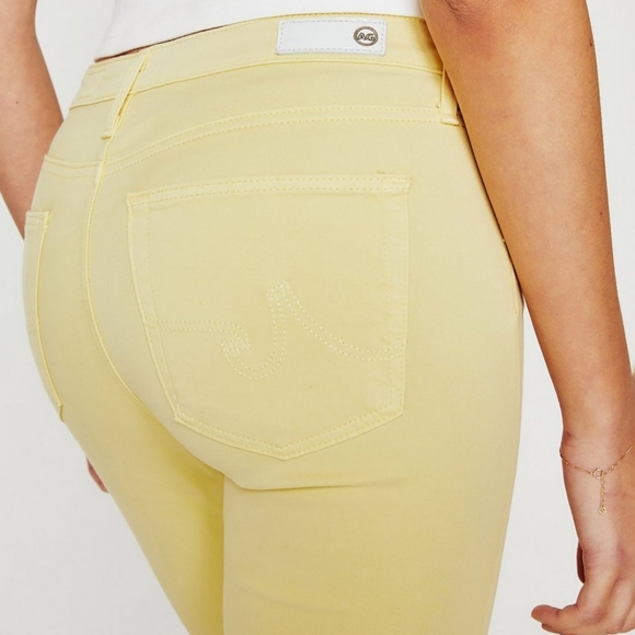 AG Adriano Goldschmied Prima Crop Cigarette Jeans in Morocco Sand Size 24 NWT - Picture 11 of 11